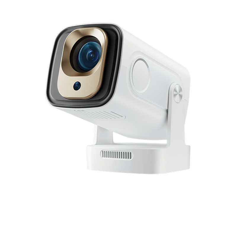 HY260 Pro Portable Projector Android 11 2.4G/5G WiFi6 Allwinner H713 Quad Core Processor Suitable for Home Theater Outdoor Projector Backyard Projection Outdoor Movie Night Modern Projection Fashionab