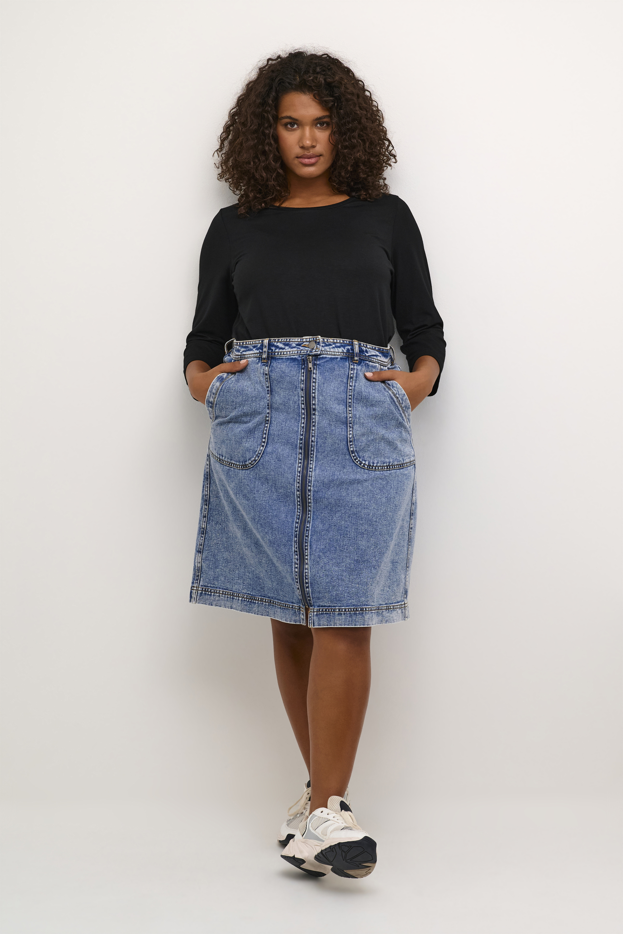 Jerseykleid A-shape black Image