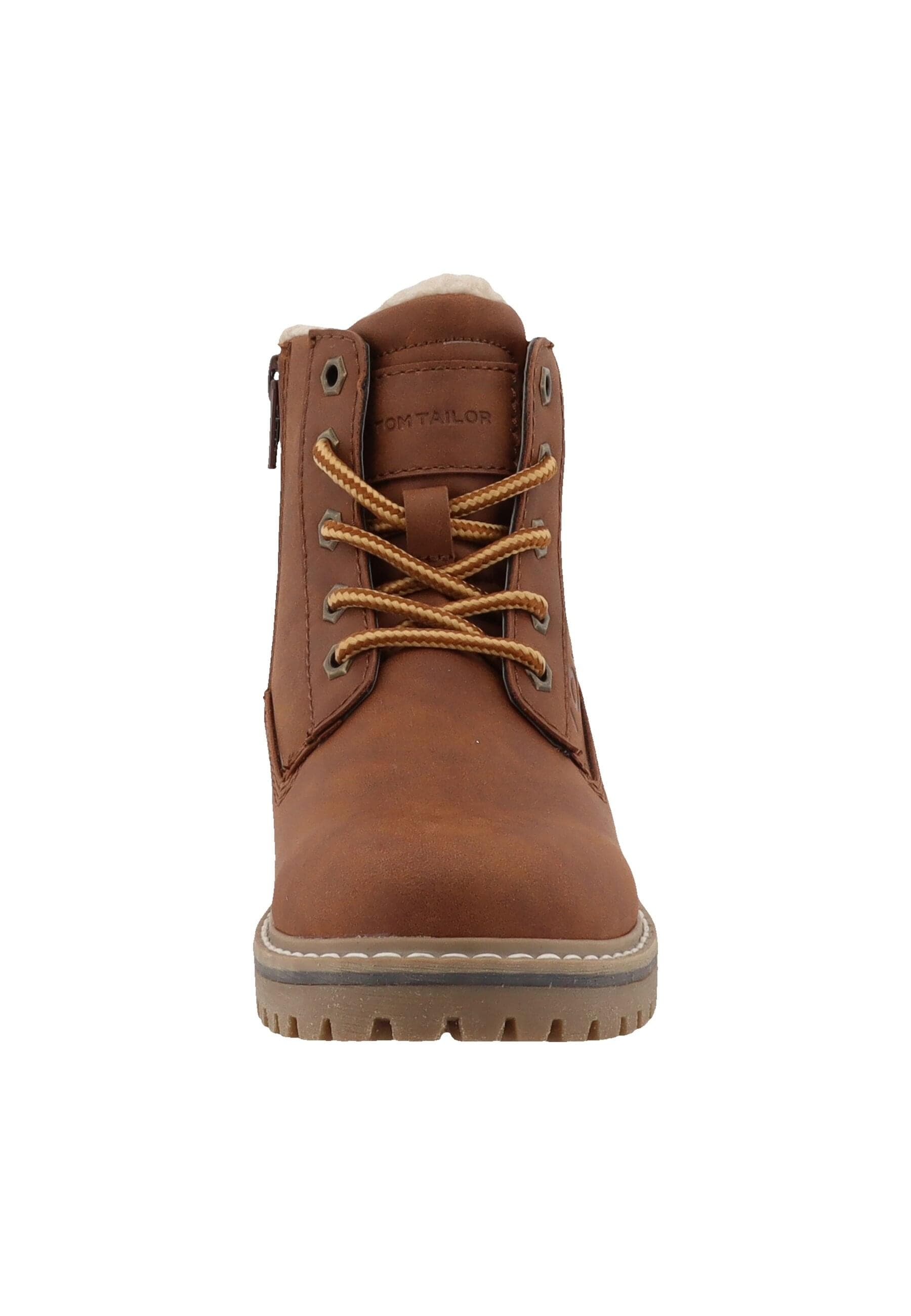 Stiefel TOM TAILOR "Tom Tailor Boots", Mädchen, Gr. 27, nuts, Schuhe Stiefel