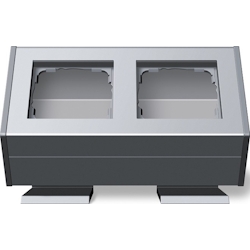 Gira Gehäuse 2-fach alu 119226 Image