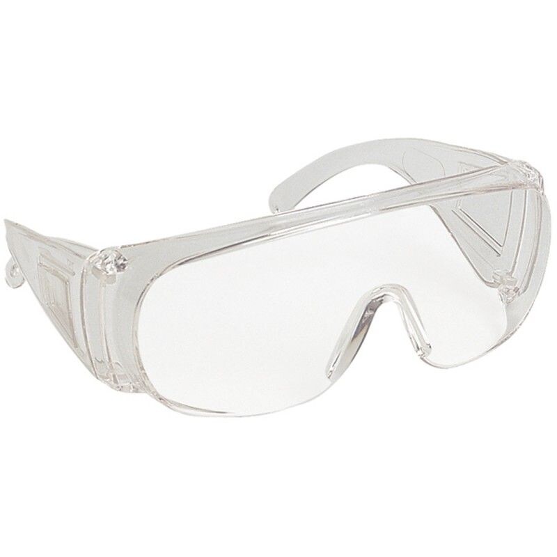 Coverguard - Farblose kratzfeste Sicherheitsbrille mit Polycarbonatgestell VISILUX (10er Pack) Farblos Einheitsgröße Image