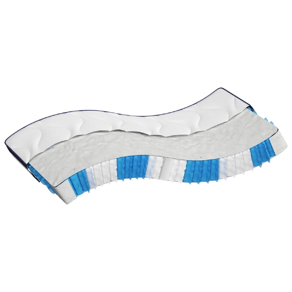 vidaXL Matratze Taschenfederkern Mittelfest 100x200 cm Image