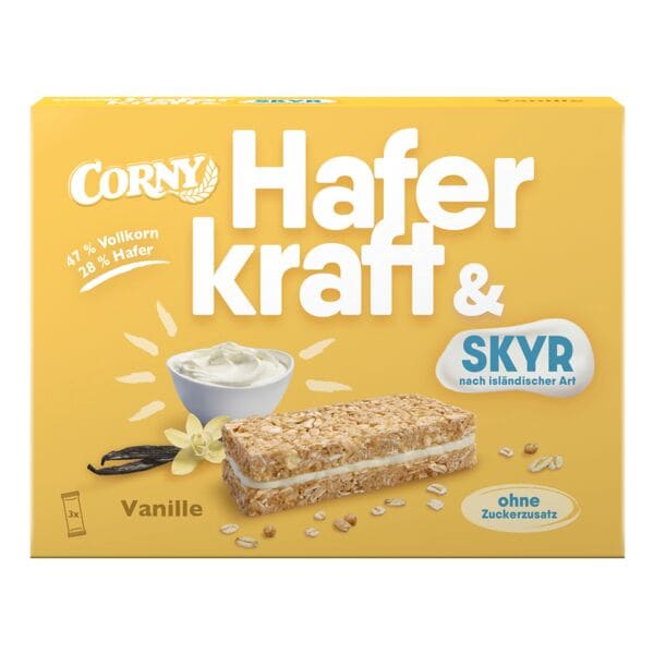 Corny 3er-Pack Hafer-Riegel »Haferkraft & Skyr Vanille« Image