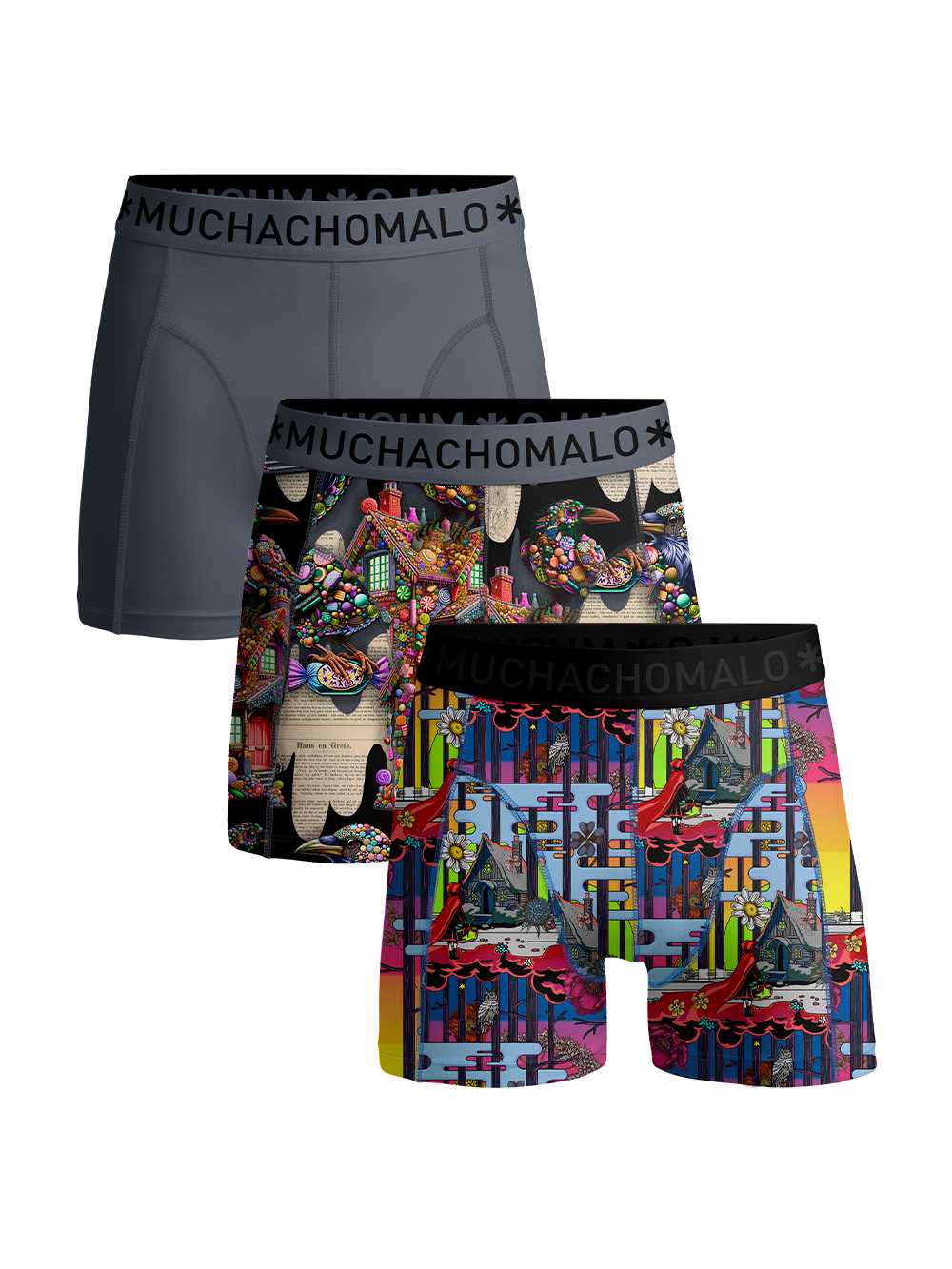 Muchachomalo Jungen Boxer Shorts - 3er Pack - Jungen Unterwäsche Image