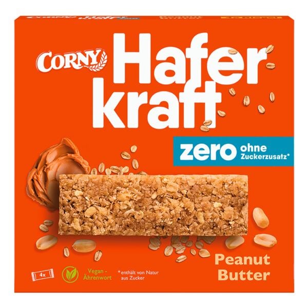 Corny 4er-Pack Hafer-Riegel »Haferkraft Peanut Butter« ohne Zuckerzusatz Image