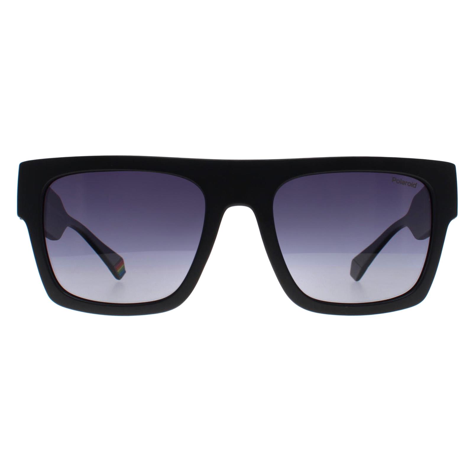 Polaroid Rechteck Unisex Matt Schwarz Grau Verlauf Polaroid PLD 6224/S/X Image