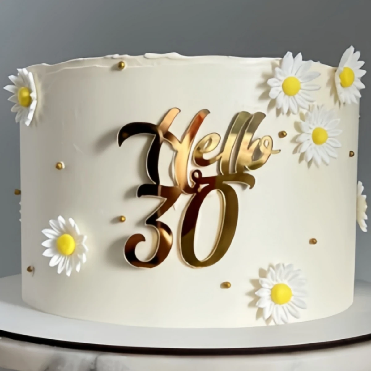 Topper per torta glitterato Hello 30 da 3 pezzi - Topper per torta per il 30° anniversario di matrimonio, decorazione per torta per feste, 30ish, buon 30° compleanno