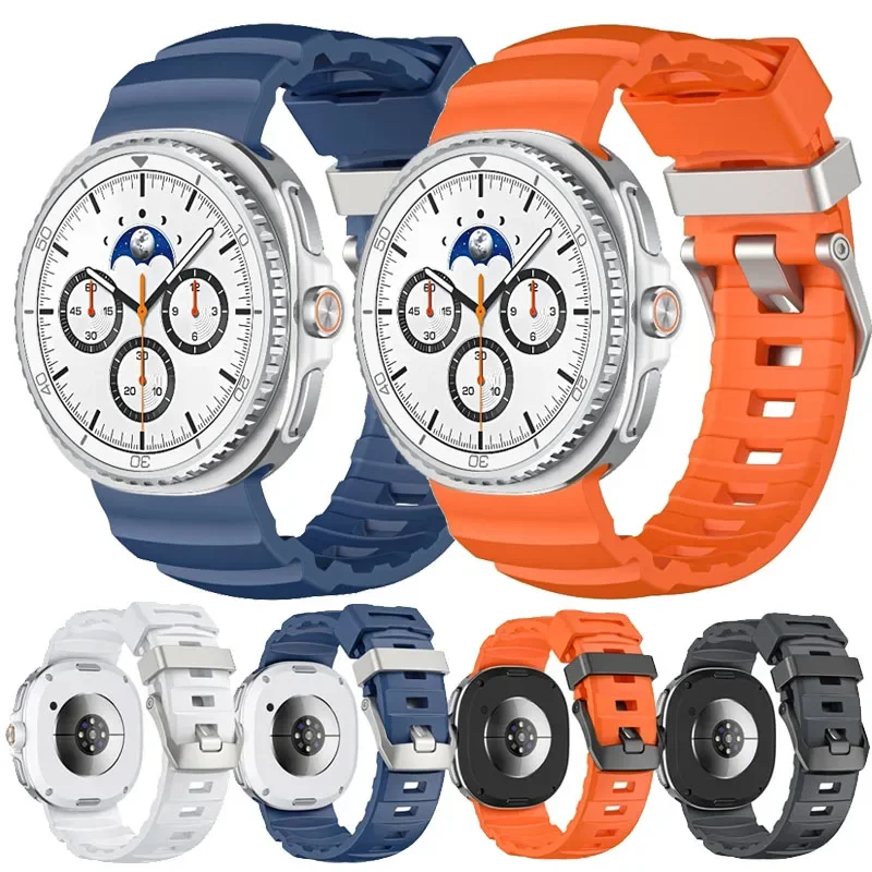 Original Trail Silikonarmband für Samsung Galaxy Watch 8 44 mm 40 mm Sportarmband Armband Galaxy Watch 8 Classic 46 mm Correa Image