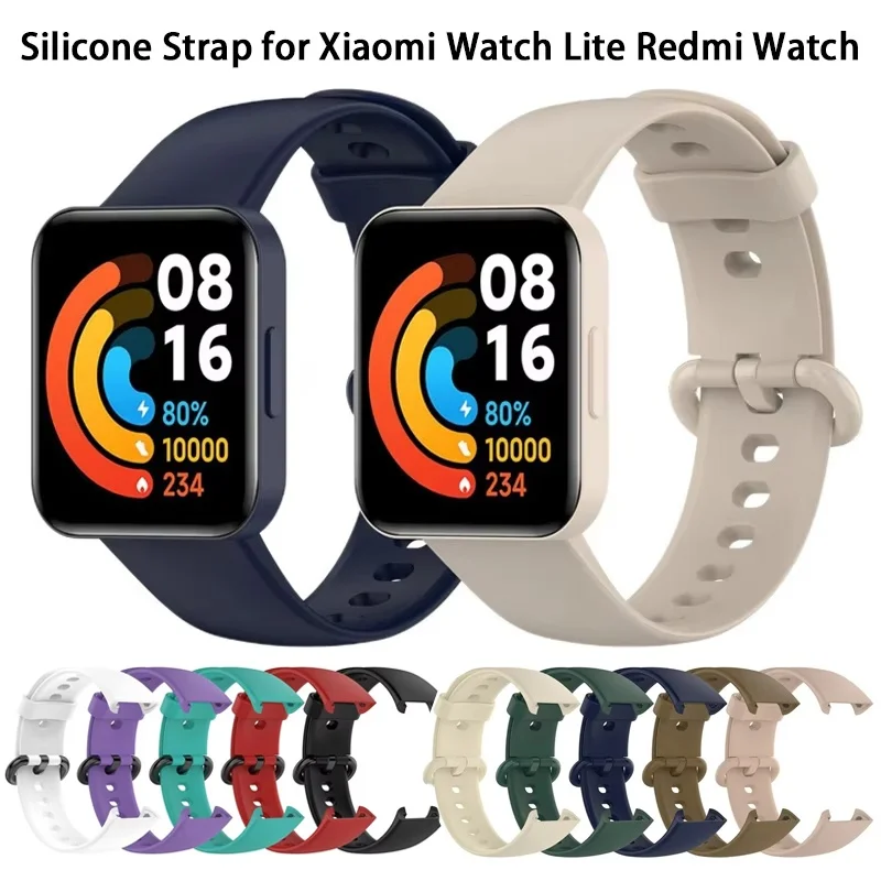 Silikon Strap Für Xiaomi Redmi Uhr 2 Lite Ersatz Sport Armband Armband Für Xiaomi Poco Smart Uhr Band Zubehör Image