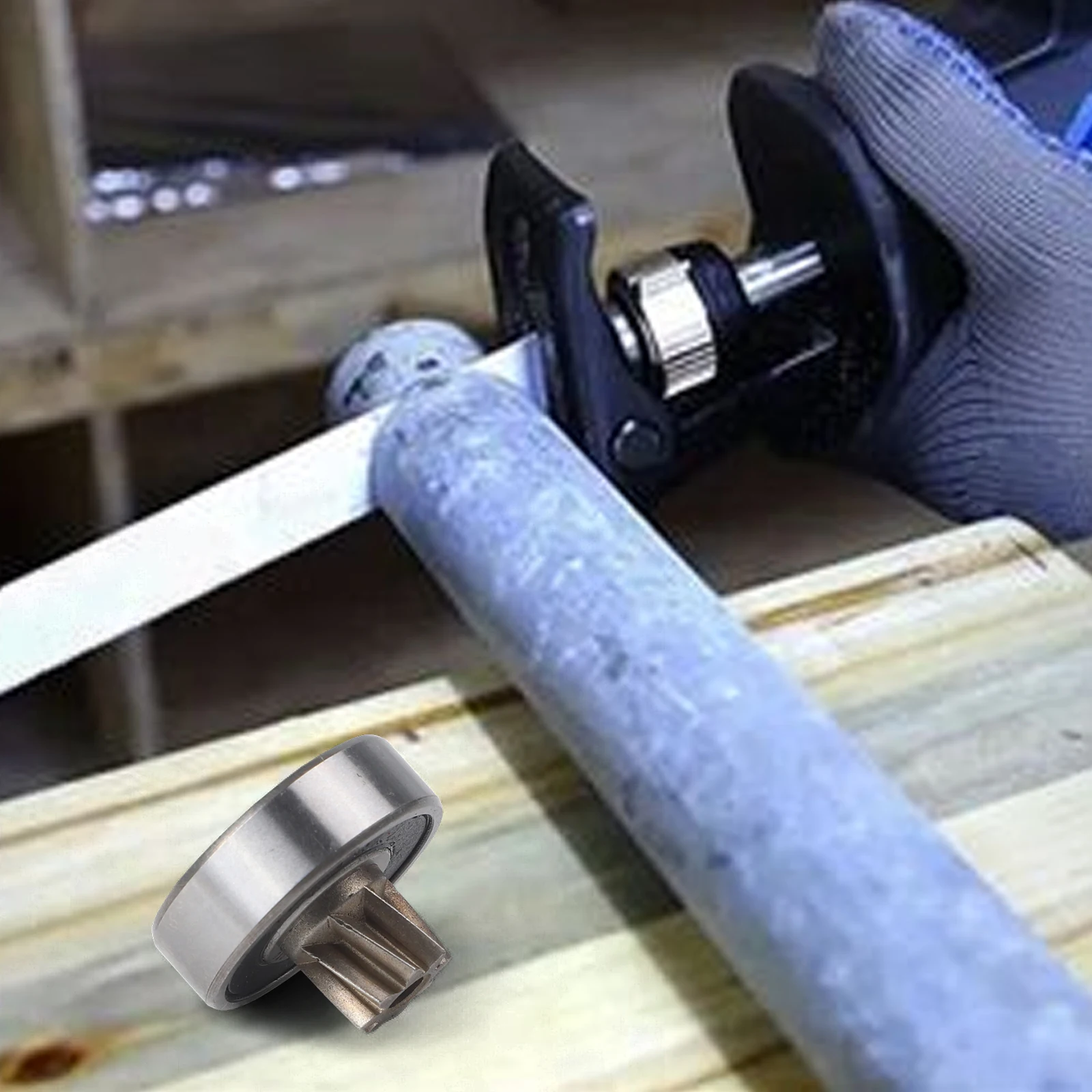 1pc 8-Zähne Getriebe Für 12V/16,8V/21V Säbelsäge Getriebe Marke Neue unbenutzte Metall Power Werkzeuge Ersatz Zubehör Image