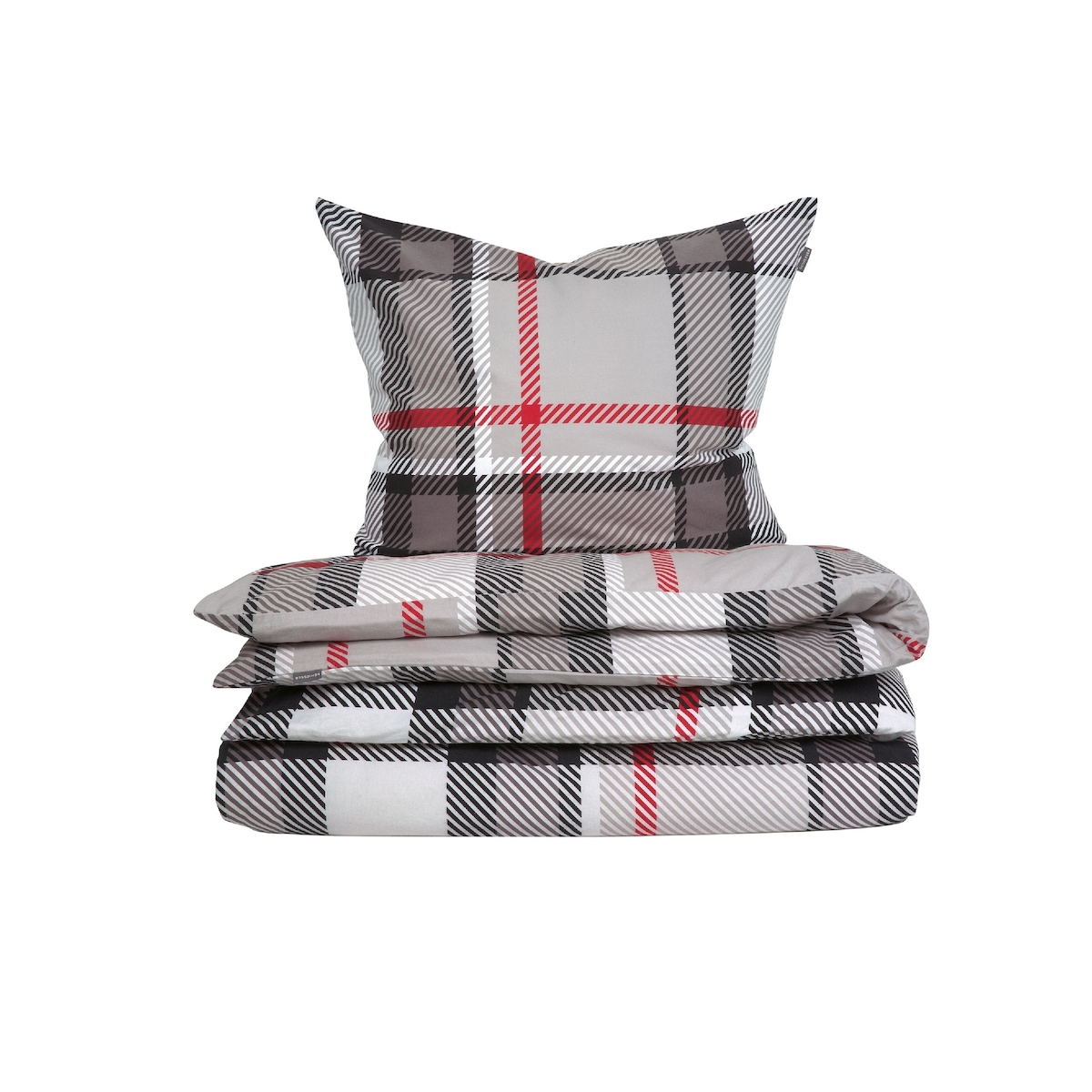 Schiesser Bettwäscheset Talisa - Feinbiber - 2-teilig - 155 x 220 cm - Grau Image