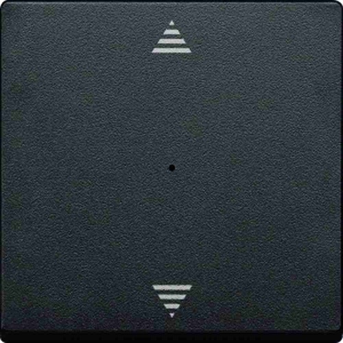 Merten System M Kontrollwippe, Jalousie, anthrazit, matt, Symbol Pfeile Image