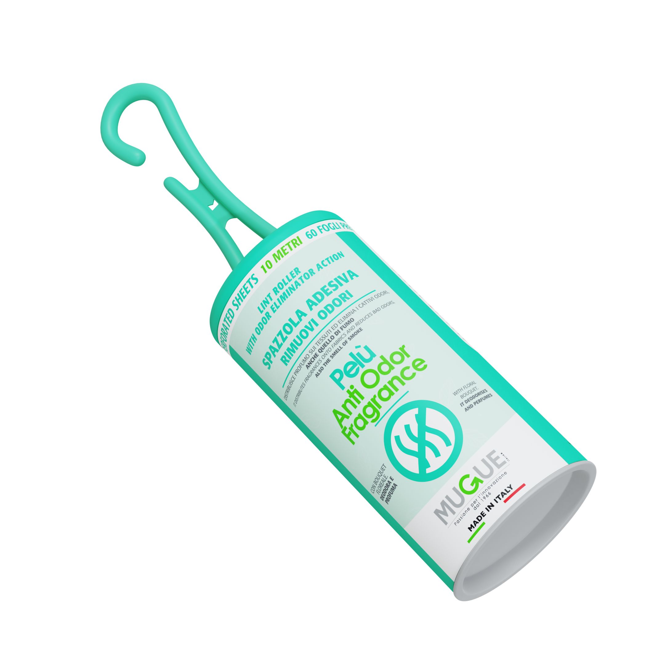Mugue spazzola adesiva pelù anti odor - 10 metri 60 strappi 1 St
