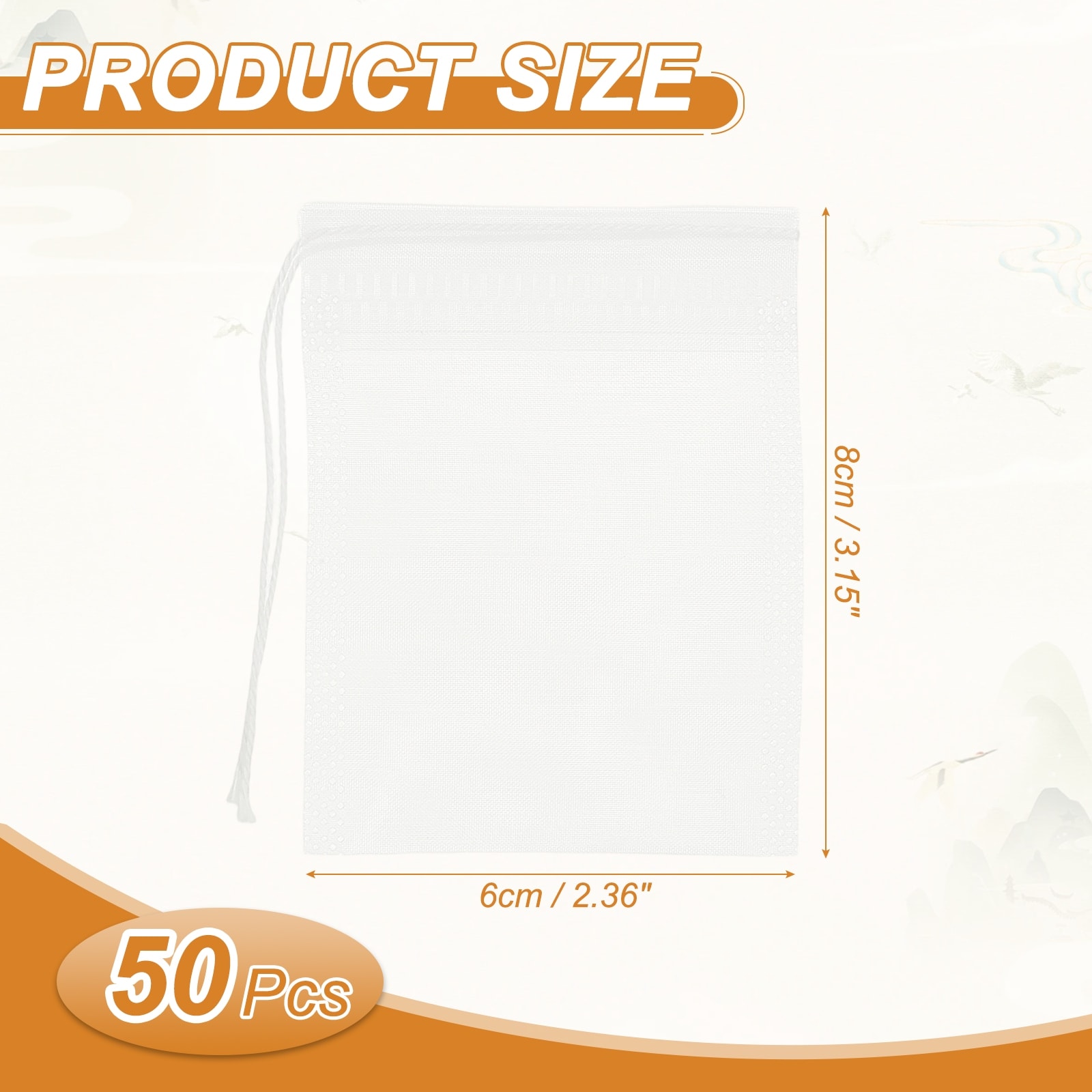 Coffee Filters, Disposable Round Paper Filter, Suitable with Home Office Use and Drip Coffee Maker - Clear