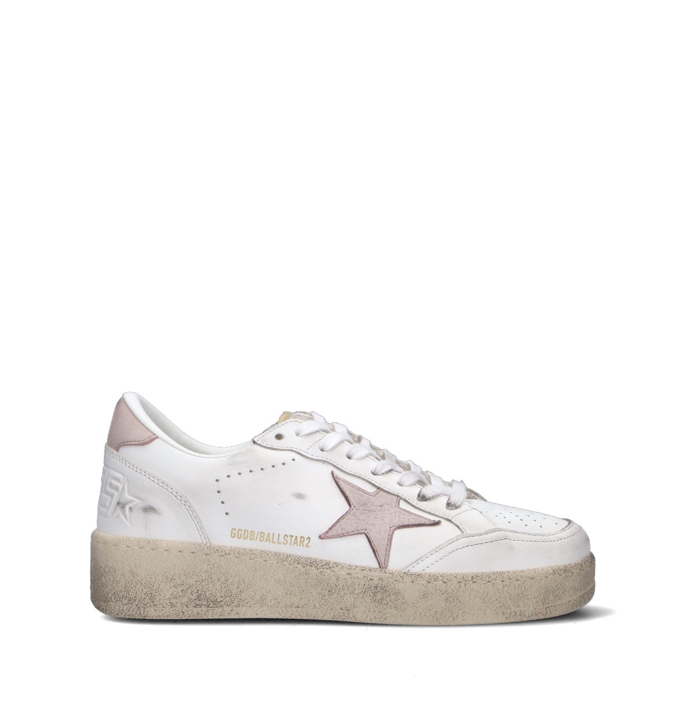 GOLDEN GOOSE BALLSTAR 2 Sneaker donna bianca in pelle