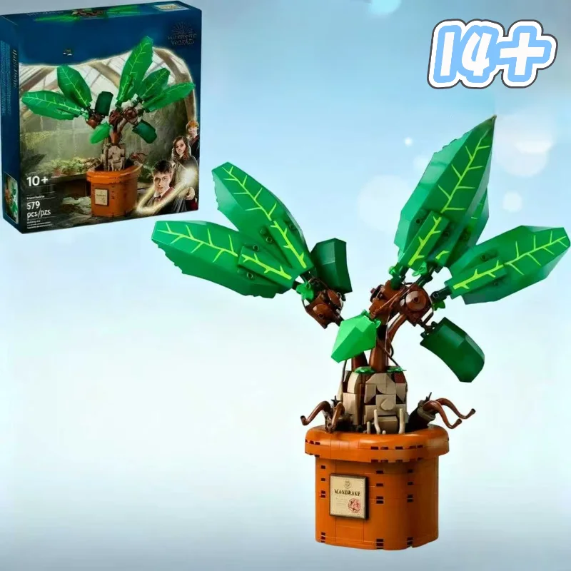 AUF LAGER 579PCS FIT 76433 Innovative Mandrake Pflanze Bausteine Modell Ziegel Spielzeug Für Kinder Erwachsene Weihnachten Geburtstag Geschenke Image
