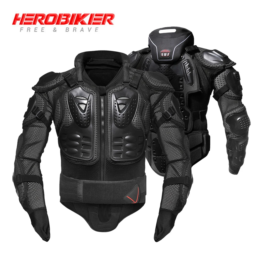 Motorrad Kugelsichere Weste Herren Motorradjacke Anti-Fall-Gurt Nackenschutz Reitpanzer Off-Road Racing Armor S-5XL Image