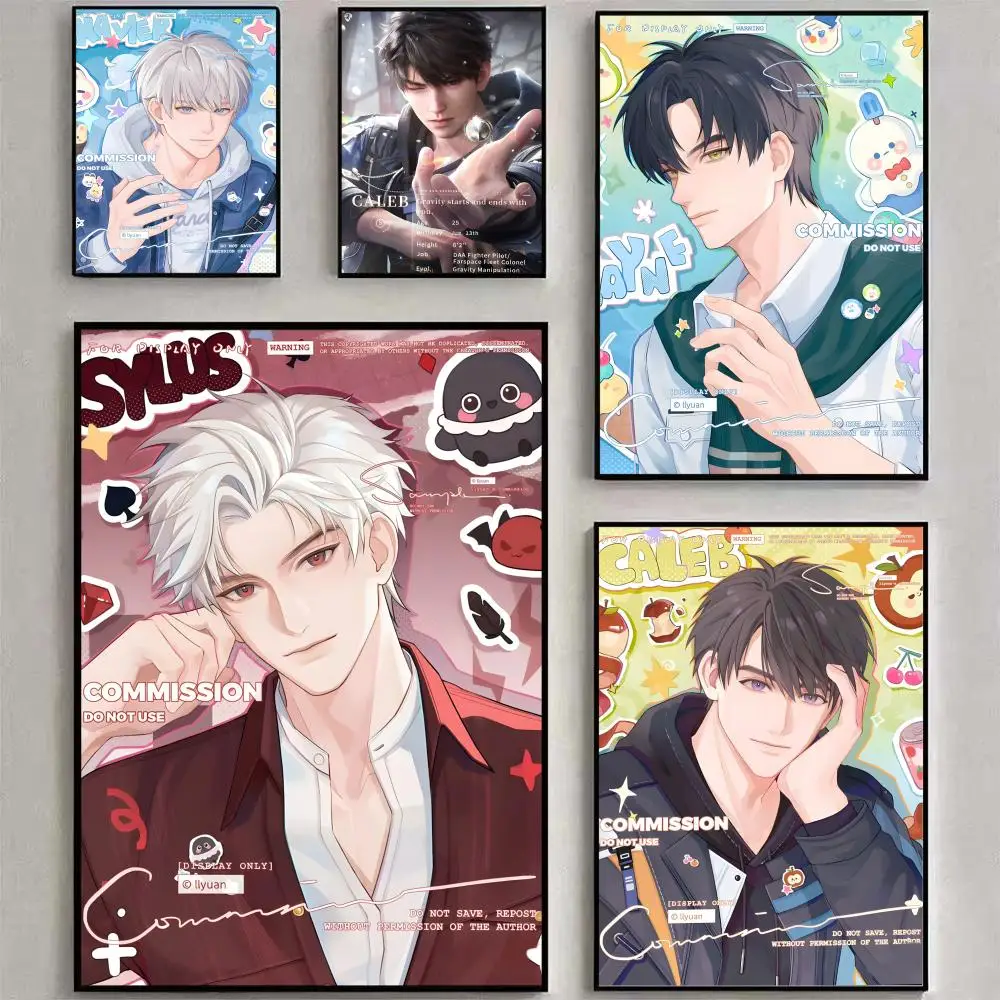 Anime L-Love And D-D-Deep Space Poster HD wasserdichtes Leinwandposter Art: Ästhetische Wanddekoration für Zuhause, Bar und mehr