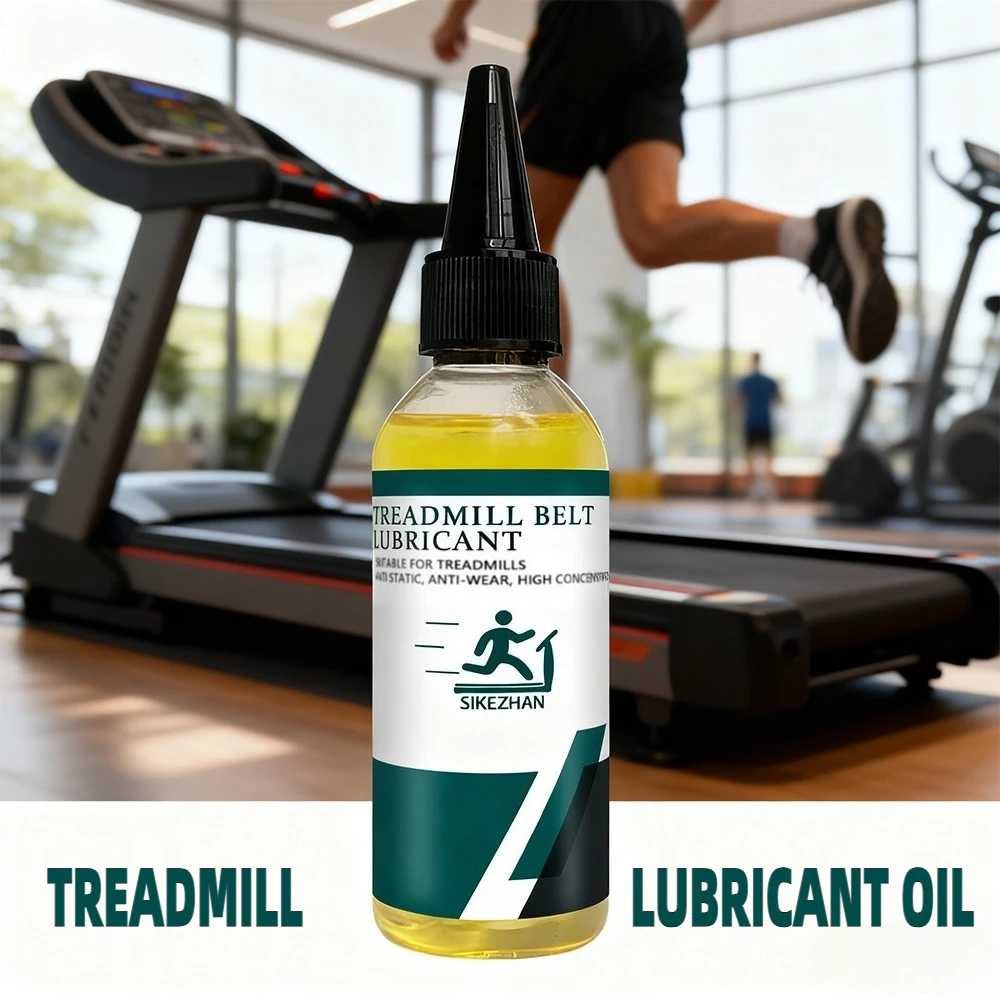 100-ml-Laufbandschmieröl – Bandschmiermittel für Heim- und Gewerbelaufbänder, reduziert Reibung, verlängert den Riemen und die Motorlebensdauer Image