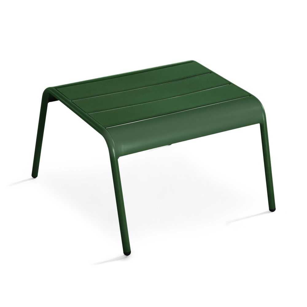 Repose pied en métal vert forêt