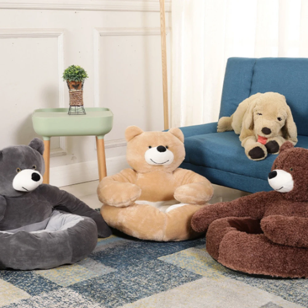 Dog Bed Semi-Enclosed Bear Pet Bed Ultra Soft Dog Nest Removable Puppy Bed Wear Resistant Scratch Resistant Bed Mat Pet Product