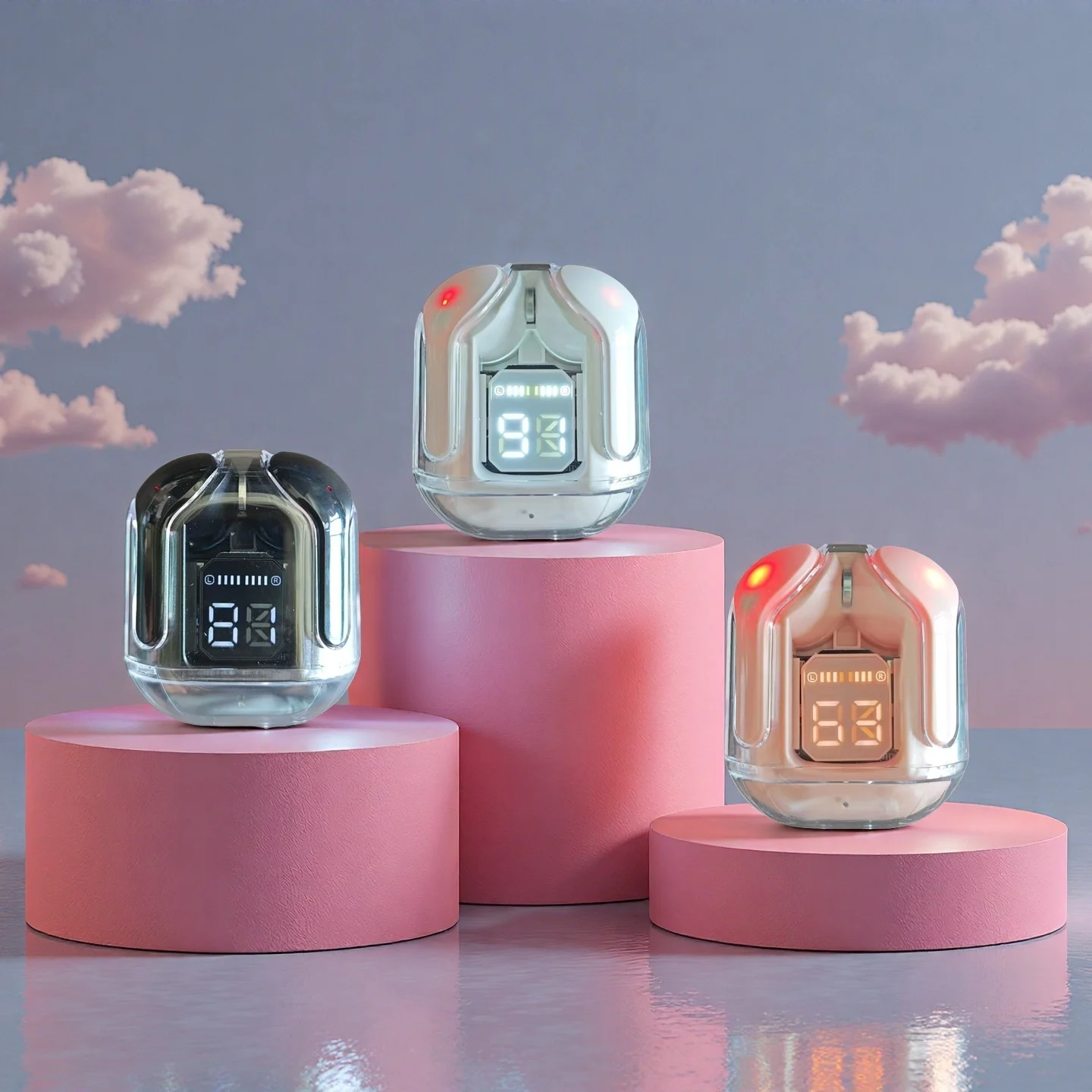 T2 original Bluetooth 5.3 TWS transparent wireless Bluetooth headset HIFI audio wireless headset quality headset