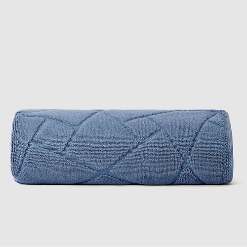 Großes Hotelbadetuch (80 x 50 cm), dick, saugfähig, weich, aus Mikrofaser, schnelltrocknend, rutschfest, für den Gebrauch zu Hause oder im Hotel. Image