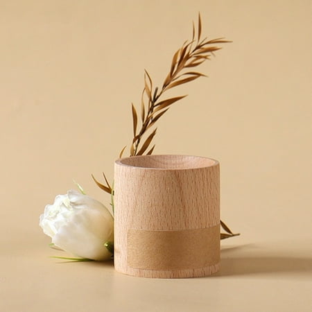 wowotier Wooden Essential Oil Diffuser â€“ Walnut Wood Aromatherapy Diffuser Small Cylinder Passive Diffuser for Home Office Car Wardrobe Yoga Hall and SPA (1.57 x1.57 )