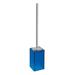 WS Bath Collections Gigi Complements 17.7" Metal Free Standing Toilet Brush & Holder Plastic/Metal in Blue | 17.7 H x 3.7 W x 3.7 D in | Wayfair