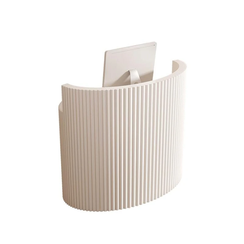 Kasse, Theke, Schönheitssalon, Bekleidungsgeschäft, Bartheke, Internet-Promi-Shop, kleiner Bogen, heller Luxus-Rezeption, Rezeption Image