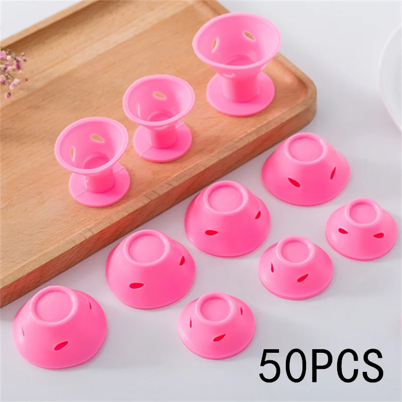 Magic Hair Care Rollers Set – 10/20/50 Stück weicher Silikon-Lockenwickler, keine Hitze, kein Clip, DIY-Locken-Styling-Werkzeug für schöne Locken
