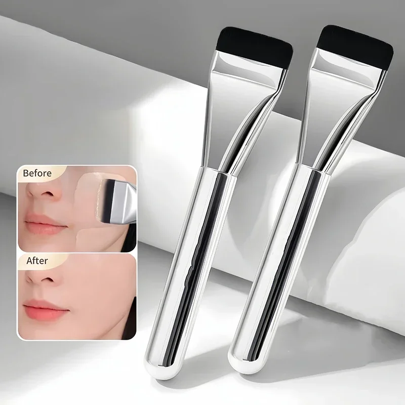 Contour Brush Blending Foundation Cream Makeup Brushes Beauty Brush Lightweight Face Contour Brush Ultra Thin Foundation Flat