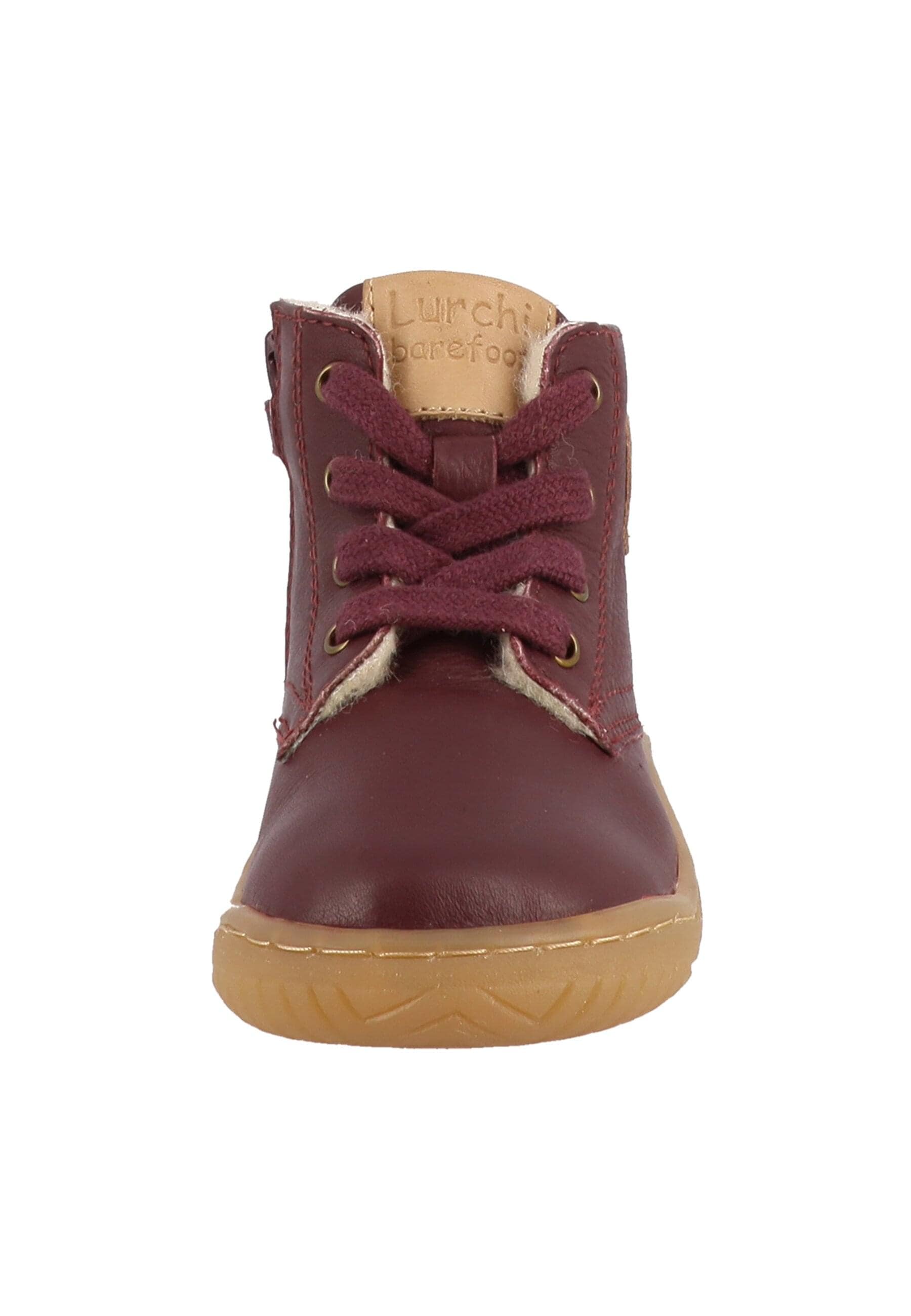 Stiefel LURCHI "Lurchi Jo Barefoot", Damen, Gr. 26, lila, Leder, Schuhe Stiefel