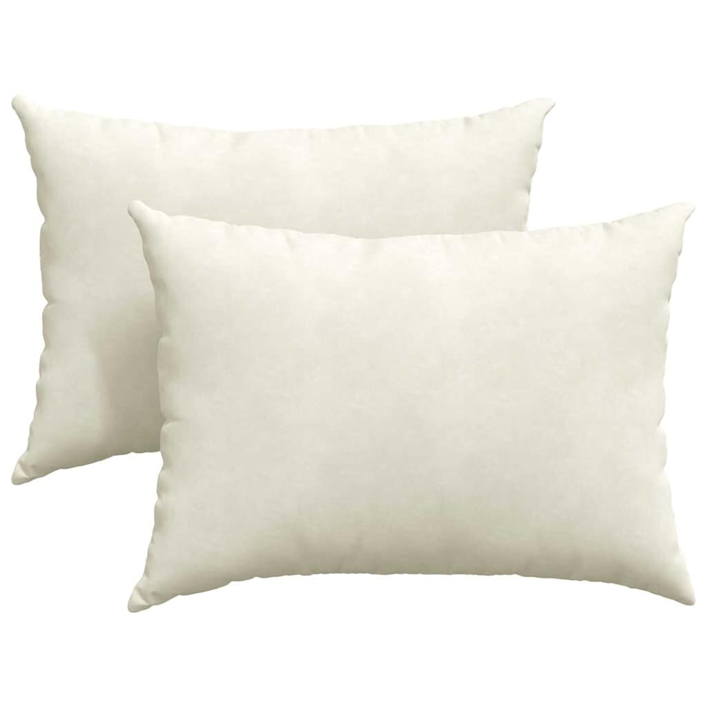 vidaXL Sofakissen 2 pcs Creme 70 x 50 cm Cordstoff Image