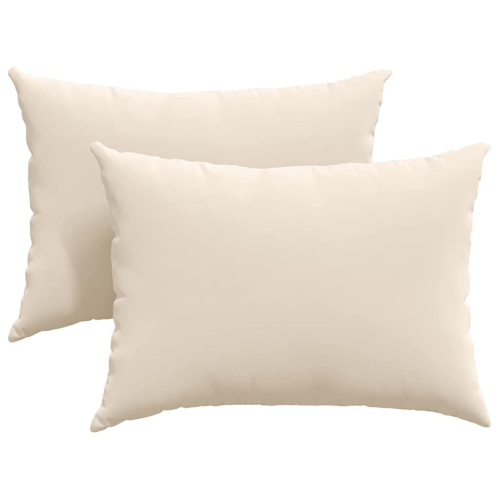 vidaXL Sofakissen 2 pcs Beige 70 x 50 cm Stoff Image