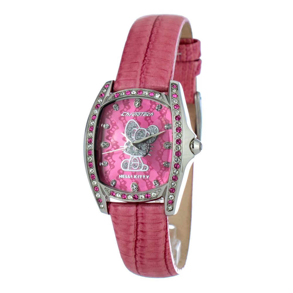 Hello Kitty Pink Lederuhr Chct7094ss37ac