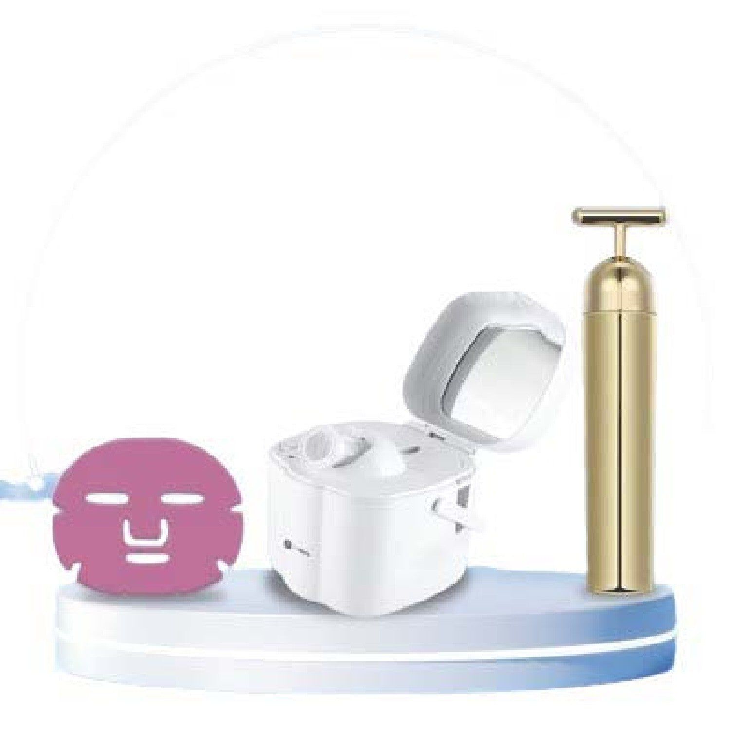 Radiant Face Premium Gadgets by Prospera in White (Size OS)