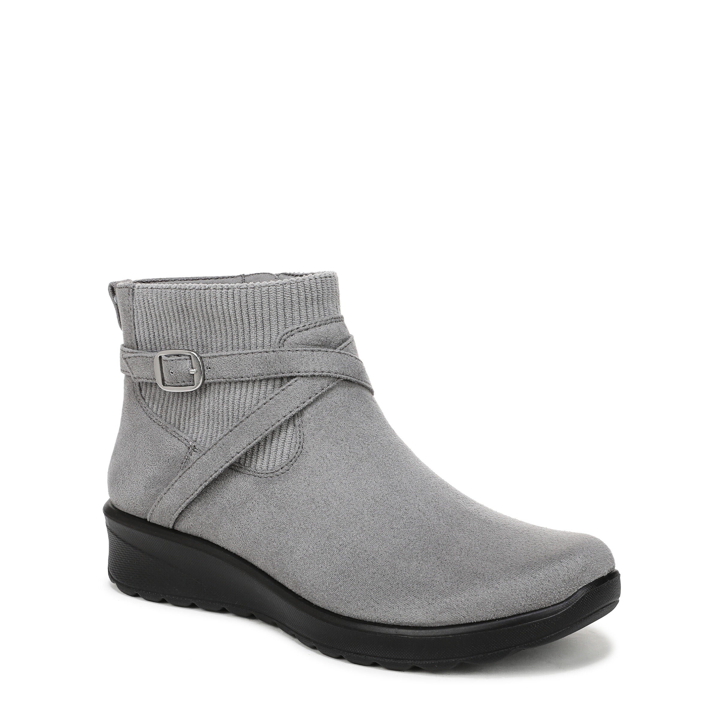 Women's Gates Ankle Bootie by LifeStride in Graphite Fabric (Size 12 M)