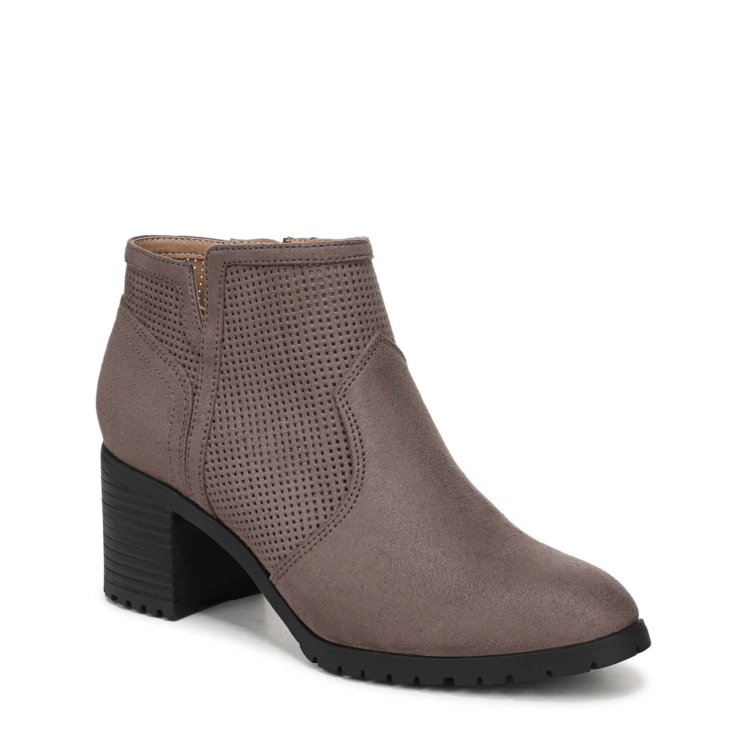 Wide Width Women's Matilda Ankle Boot by LifeStride in Doe Taupe (Size 8 W)