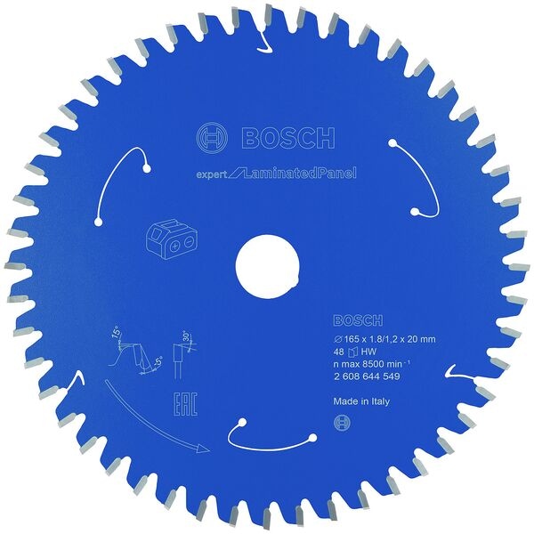 BOSCH Kreissägeblatt »EXPERT for Laminated Panel« 165,0 mm 48 Zähne Image