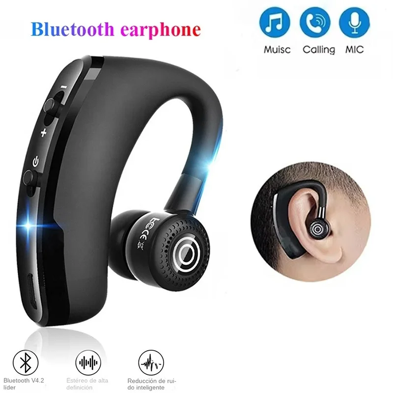 Mini Bluetooth Kopfhörer TWS Stereo Bluetooth 4,2 Business Headset Drahtlose Hängende Ohrhörer Sport Kopfhörer Mit HD Mic Für Telefon Image