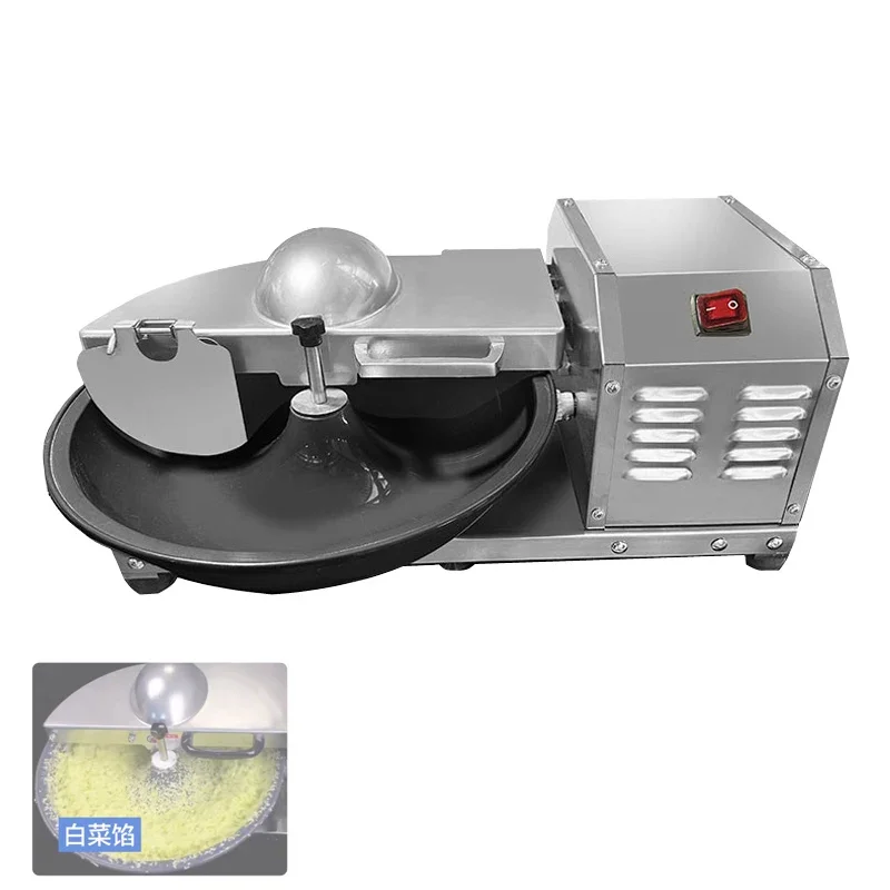 Kommerzielle Multifunktions-Waschbecken-förmige Gemüseschredder-Schneidemaschine, Knödel, Brötchen, Füllmaschine