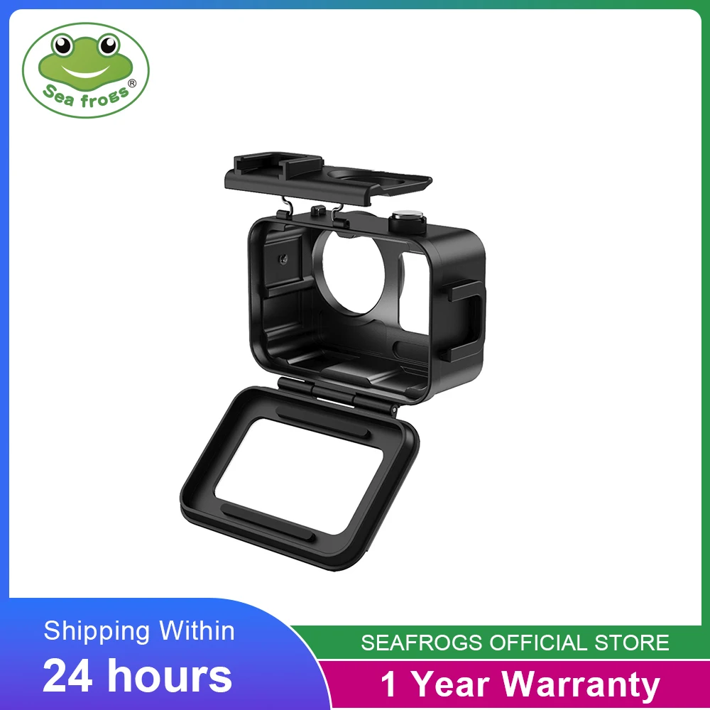 Seafrogs 60 Meter Aluminiumlegierungsgehäuse für OSMO Action DJJ 3/4/5 Metallgehäuse Image