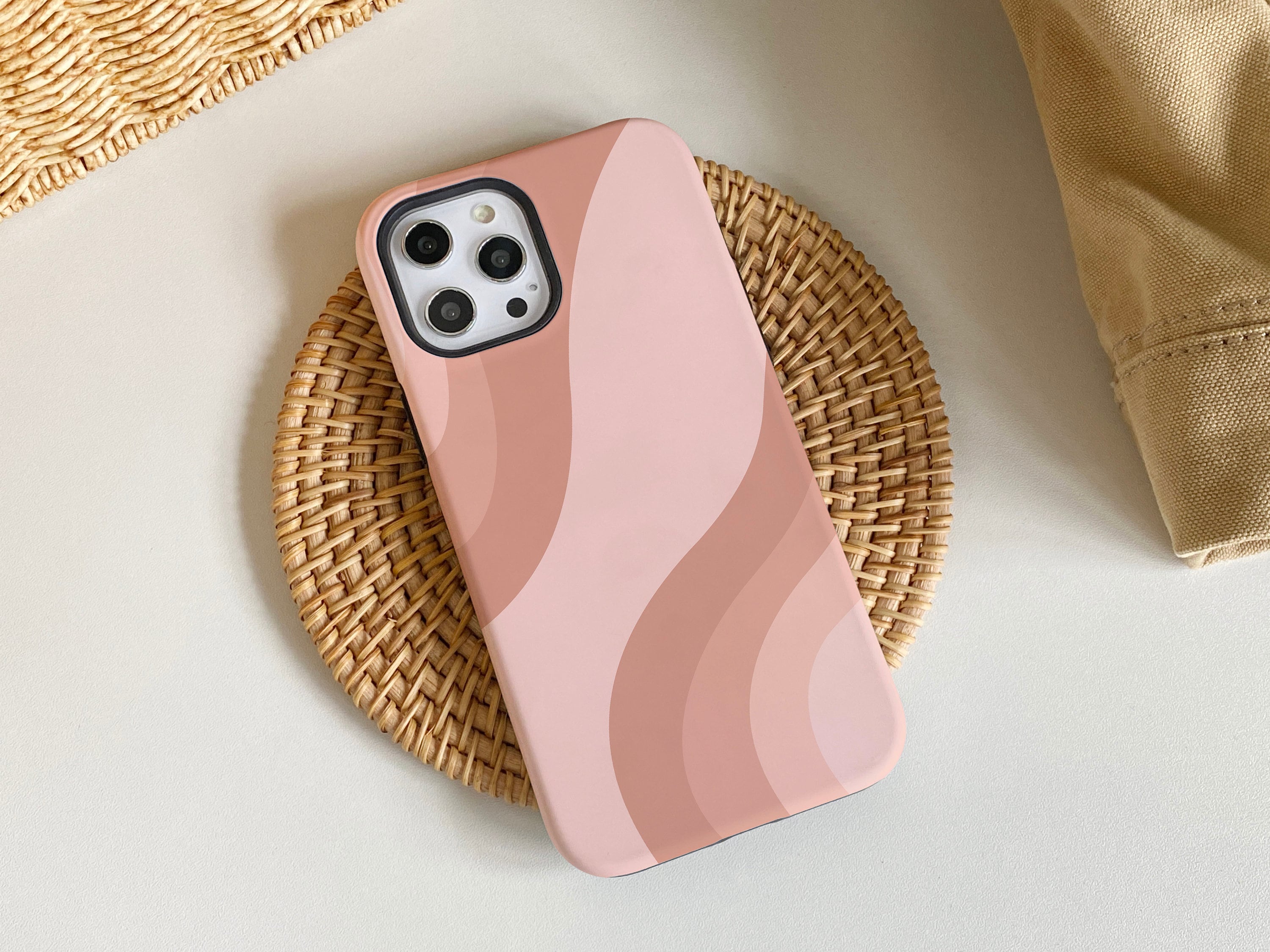 Custodia per iPhone rosa sfumato, iPhone 15, 15 Pro, 15 Pro Max, iPhone 14 Pro Max, iPhone 14 13 12 11 Pro, iPhone XR XS Max, cover per telefono