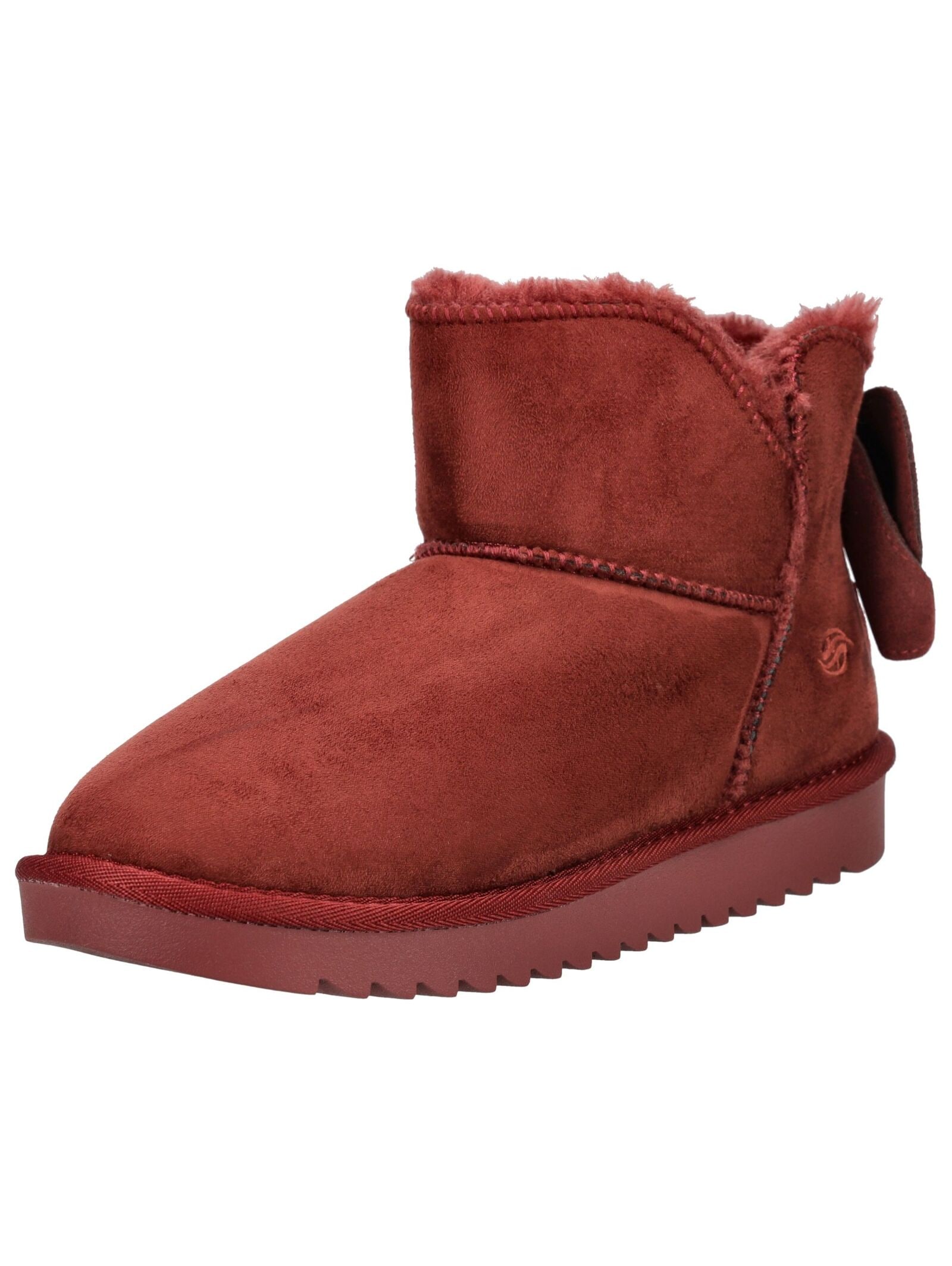 Stiefelette DOCKERS BY GERLI "Dockers by Gerli Stiefelette Lederimitat", Damen, Gr. 36, dunkelrot, Lederimitat, Schuhe Stiefelette