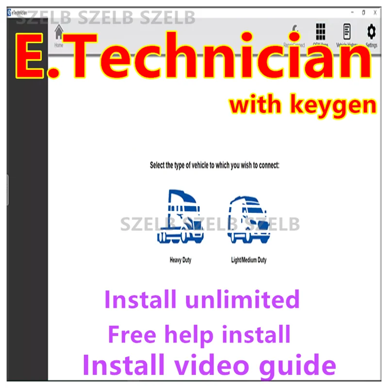 Neu für NEX Q ETechnician V2.1.7657 + Crack-Dateien für Multi-Pcs E-Technician 2.1. Unterstützen Sie kostenlose Hilfeinstallation + Videoanleitung installieren Image