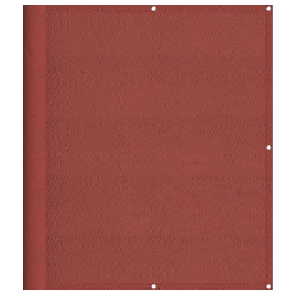vidaXL Balkon-Sichtschutz Terrakotta 120x800 cm 100 % Polyester-Oxford Image