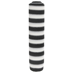 vidaXL Zaunblende Anthrazit und Weiß 1,2x10 m HDPE 195 g/m² Image