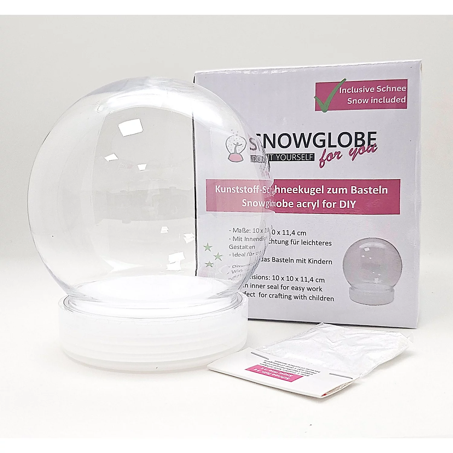 Bastel-Set Schneekugel, 9 cm Image