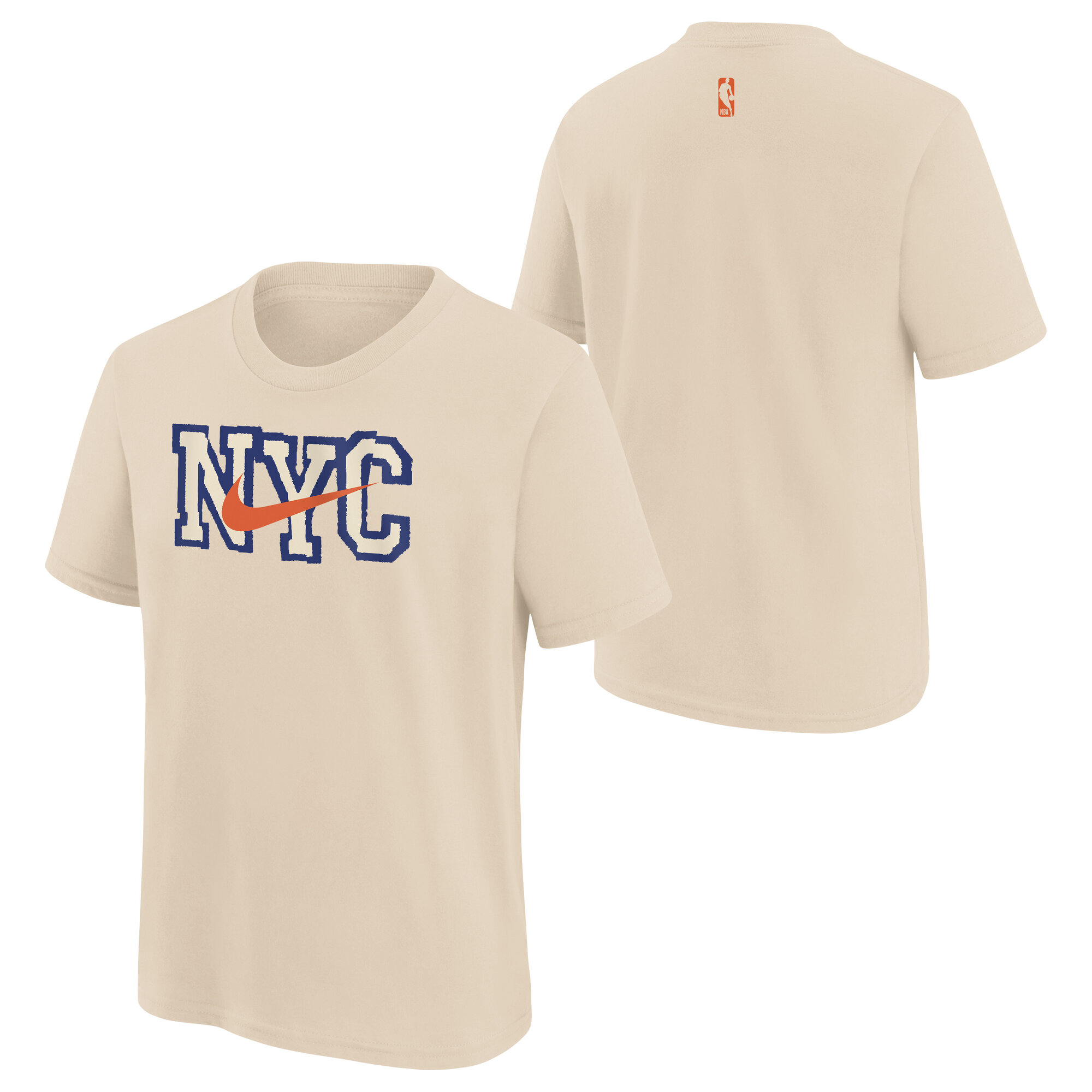 New York Knicks Nike 2025/26 City Edition Essentials Logo T-Shirt - Jugend Image
